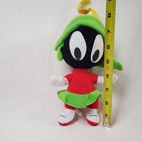 2011 Warner Bros. Nanco Baby Looney Tunes Marvin The Martian 10" Plush Stuffed T - Picture 5 of 5